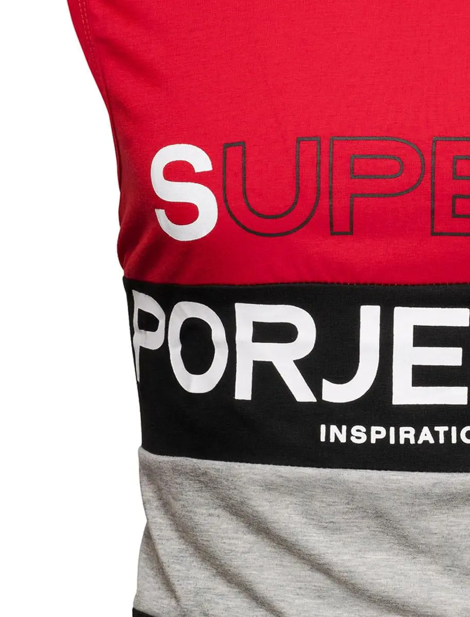 Мужская футболка Recea - Красно-черная - L, фото №3