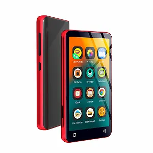 MP4 MP3 Плеєр INNIOASIS G1 з Bluetooth та WiFi, 4-дюймовим сенсорним екраном, червоний - Фото 1