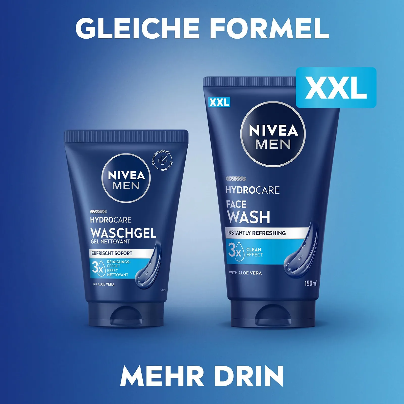 Засіб для вмивання NIVEA MEN Hydro Care 150 мл, фото №6
