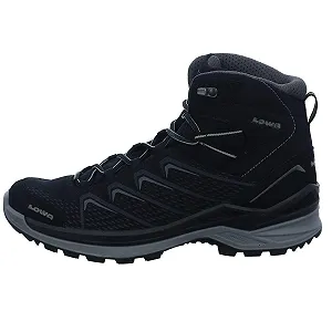 Ботинки для хайкинга LOWA Ferrox Pro GTX Mid Унисекс, трекинговые ботинки, Goretex, 310651, Черный synthetic.ua - Фото 1