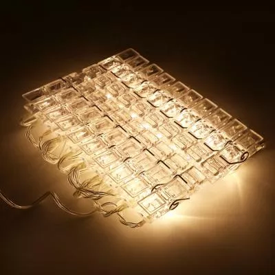 Гирлянда ColorWay Светодиодная с прищепками для фото 20 LED/3M USB (CW-LCP-20L30BU), фото №3