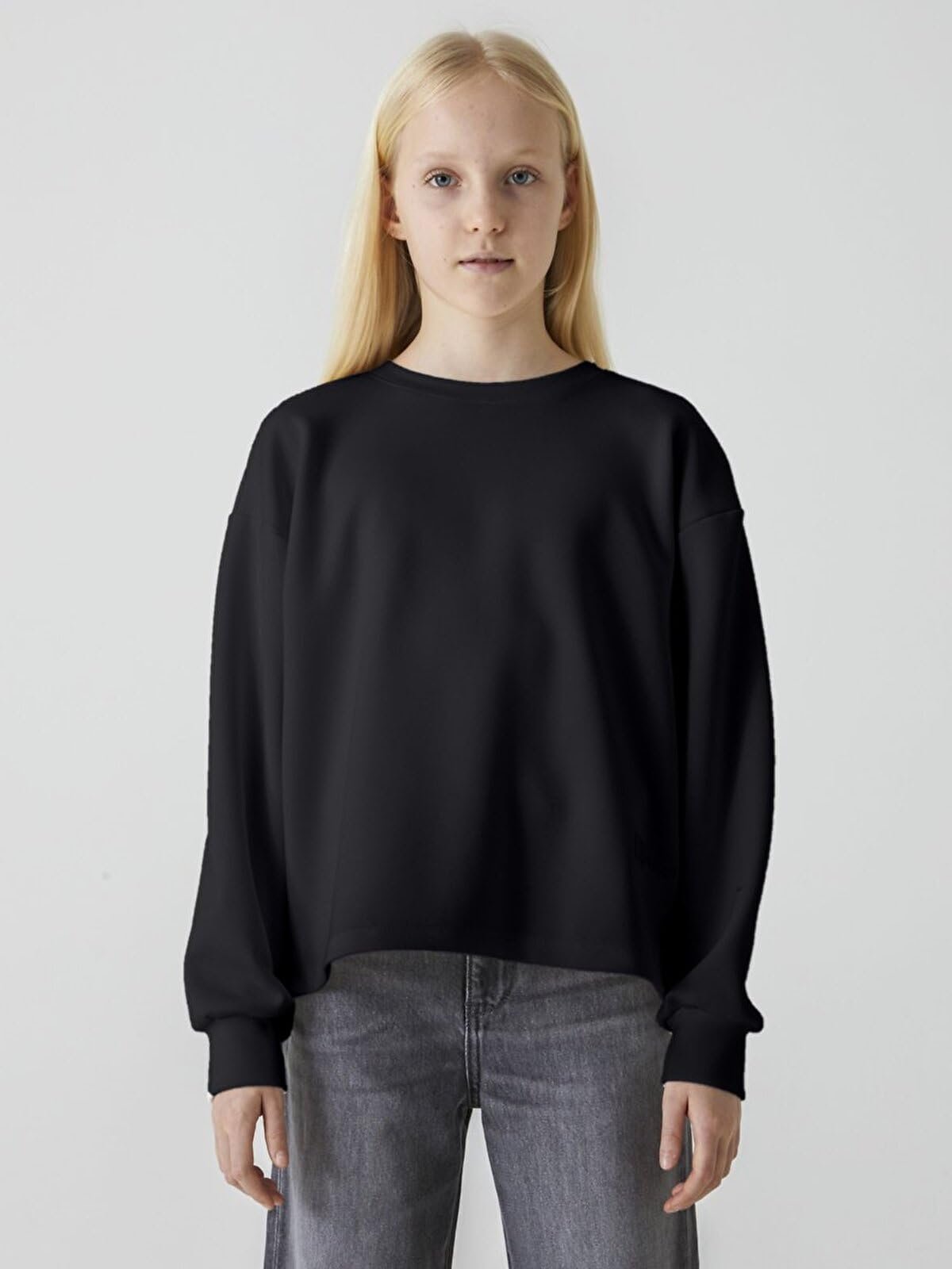 Толстовка LTB Jeans Pagoto для девочек, размер 152 см, черная, фото №3