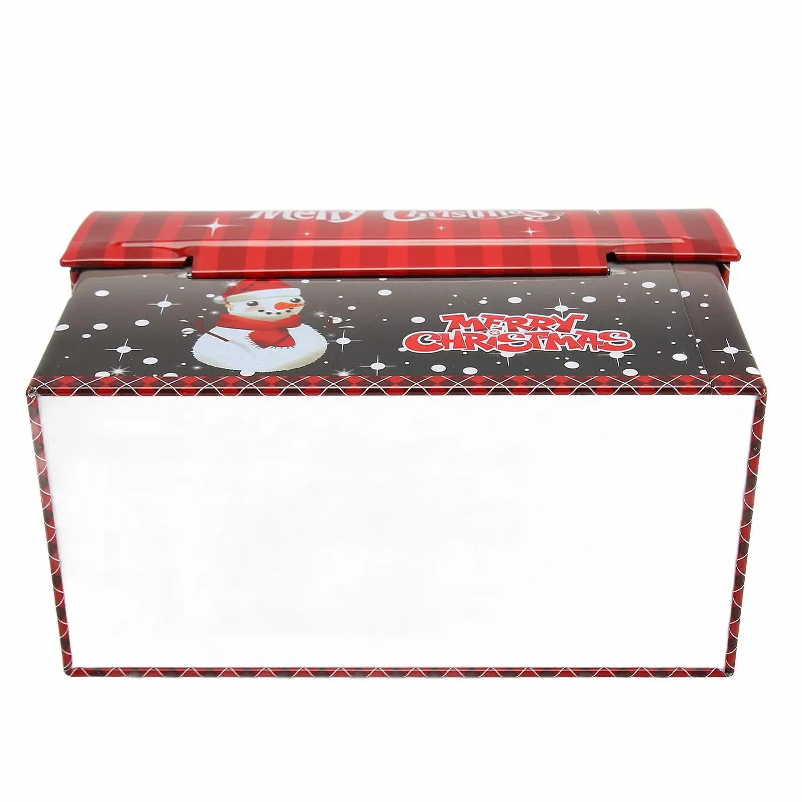 Копилка Рождественская жестяная с ручкой, фото №5