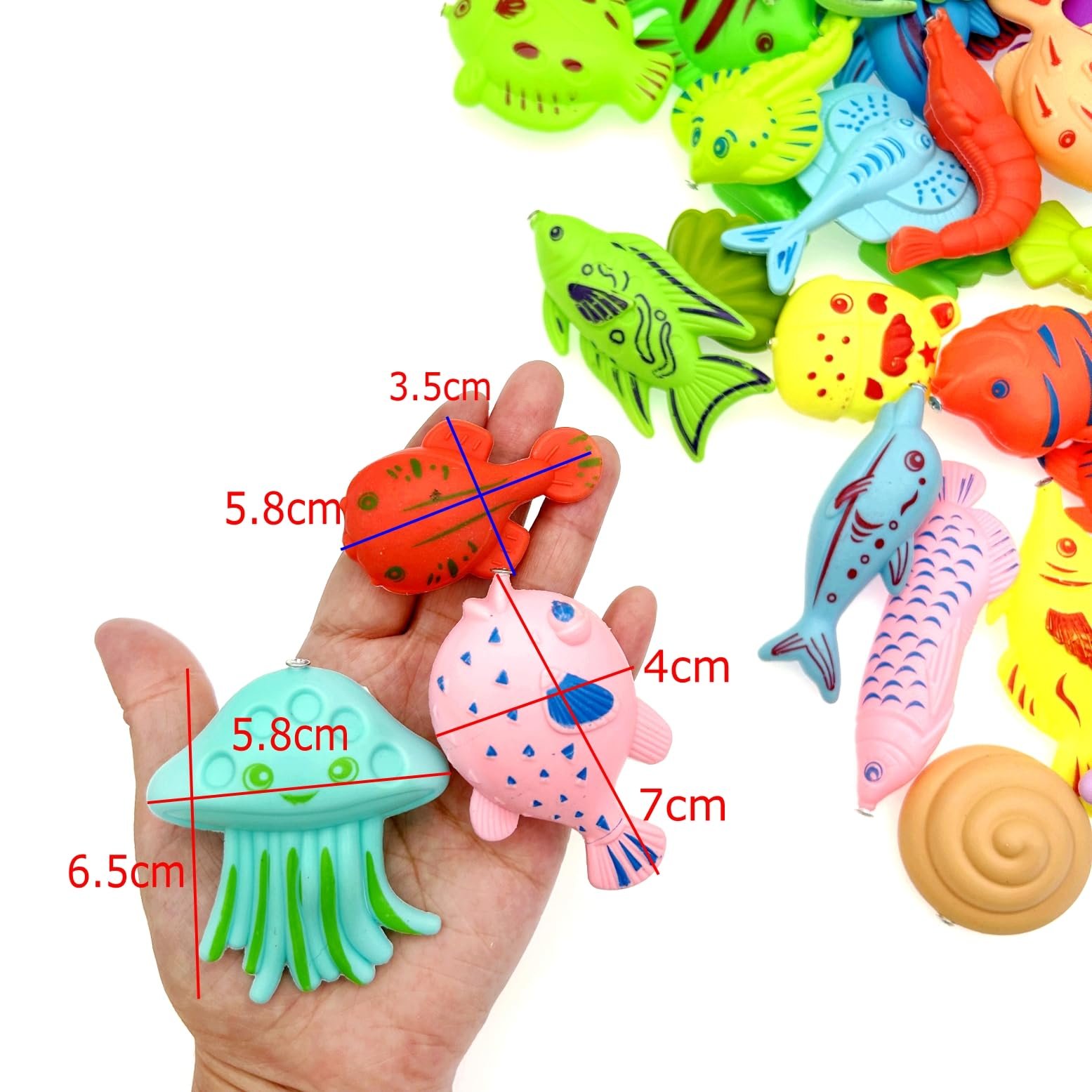 Магнітна іграшка для риболовлі JZK 38 шт., фото №2