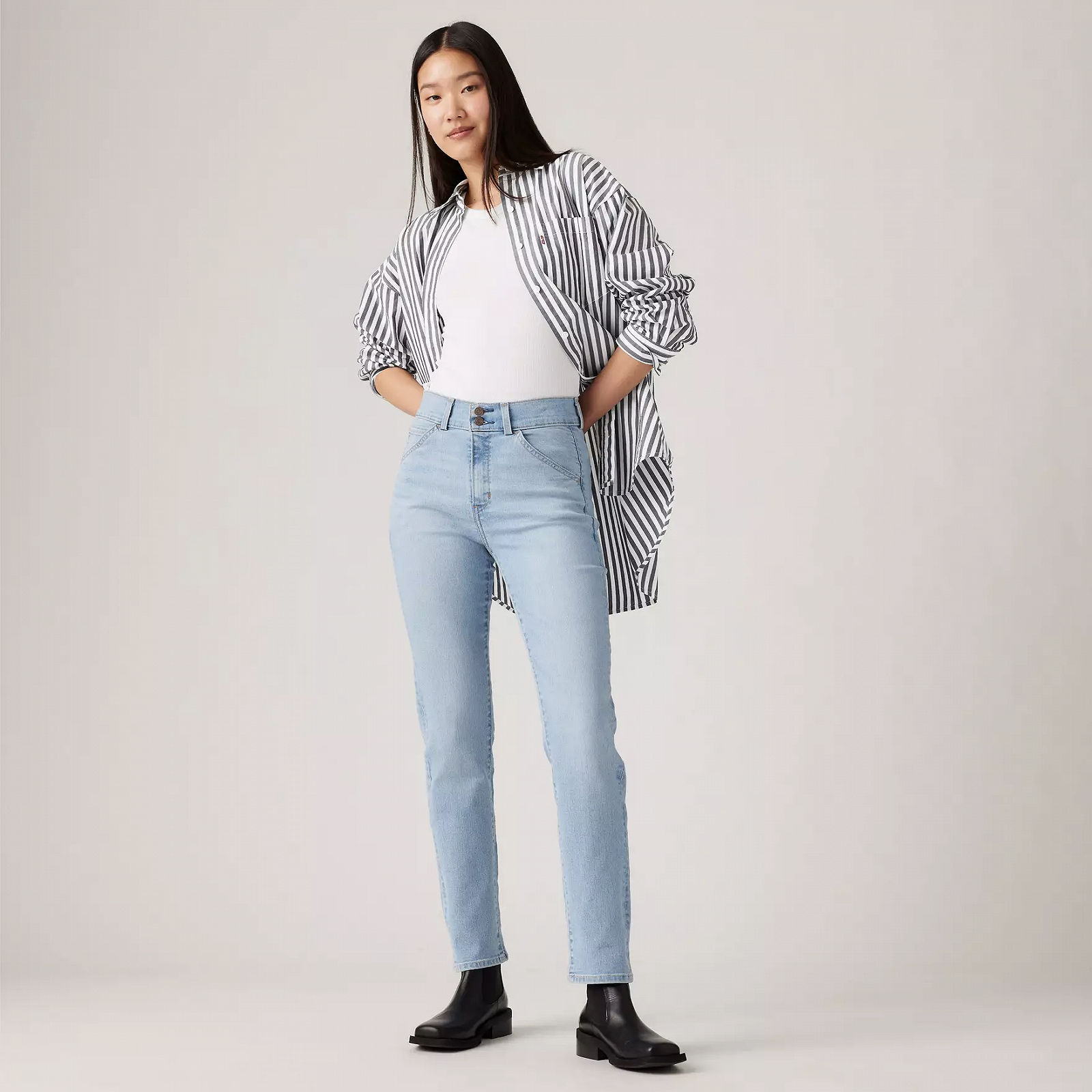 Жіночі джинси Levis - Tailored 724 Straight Tall Glass Of Wate  - 31 30, фото №6