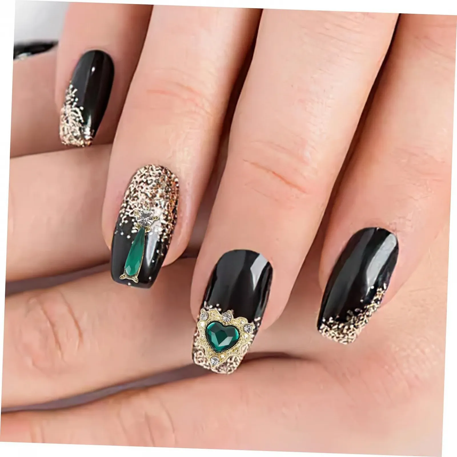 Украшения для ногтей (20 шт. в упаковке) из сплава, плоское основание, для DIY маникюра, Хэллоуин, фото №8