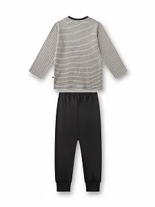 Пижама Sanetta для мальчиков длинная Off-White synthetic.ua - Фото 1