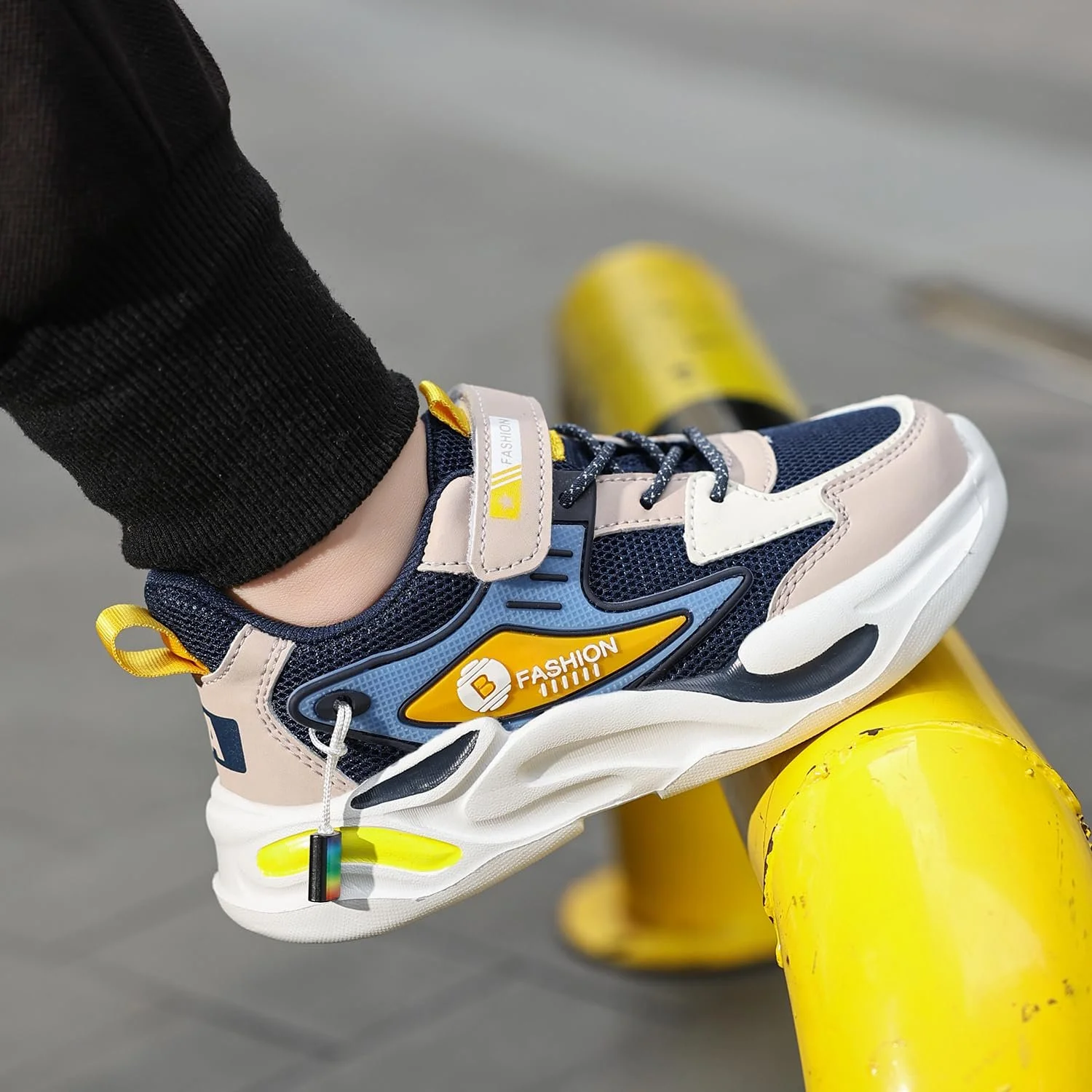 Дитячі Кросівки Кросівки для Дівчаток Дихаючі Легкі На Липучках, фото №7