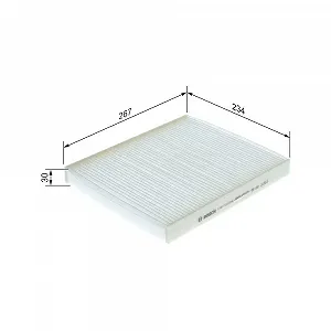 Фильтр салона BOSCH 1 987 432 038 для GMC OPEL VAUXHALL CHEVROLET HOLDEN - Фото 1