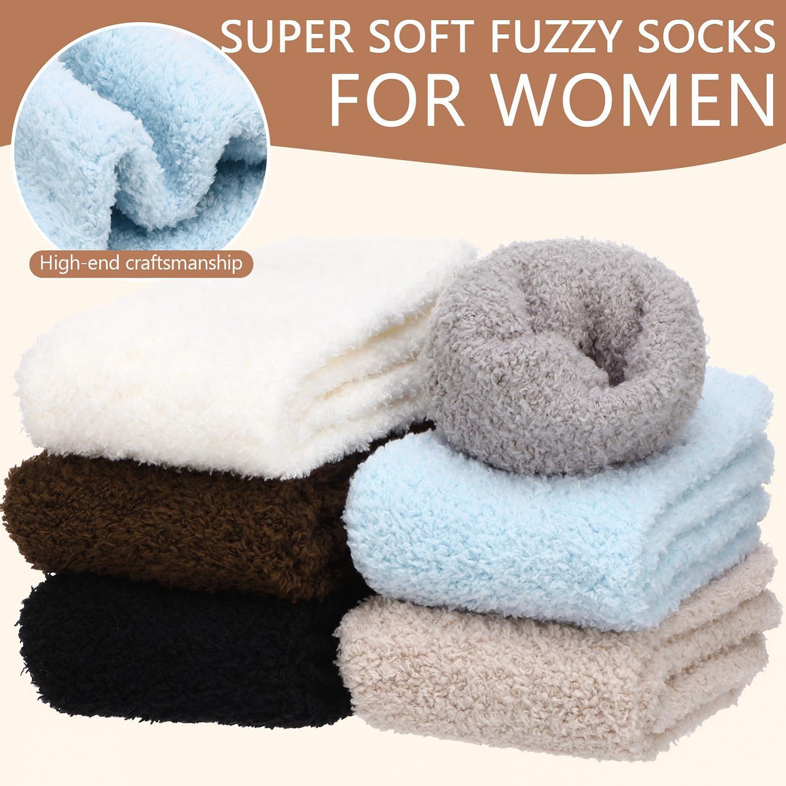 Носки Женские Теплые Пушистые Носки для сна Термоноски Зимние Носки для дома 6 пар, размер 36-41, фото №4