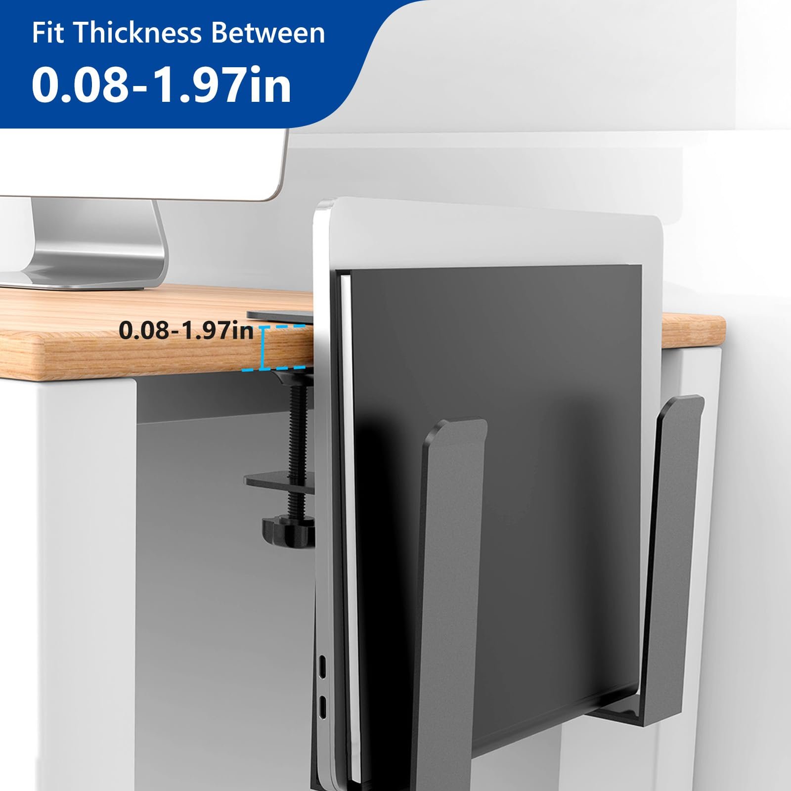 Тримач для ноутбука Настільний бічний, регульовани, фото №4