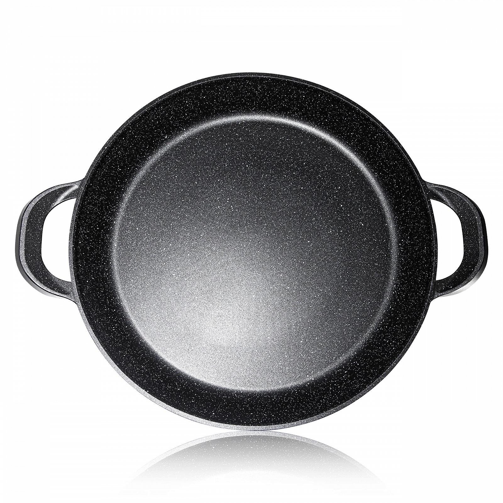 Пательня для паельї INTIGNIS Non Stick Heavy Duty Induction 36 см з кришкою, фото №4