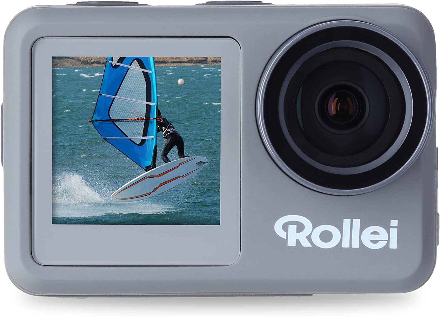 Экшн-камера Rollei 9s Plus / 4K / Wi-Fi / Влагозащищенная / Серая, фото №1