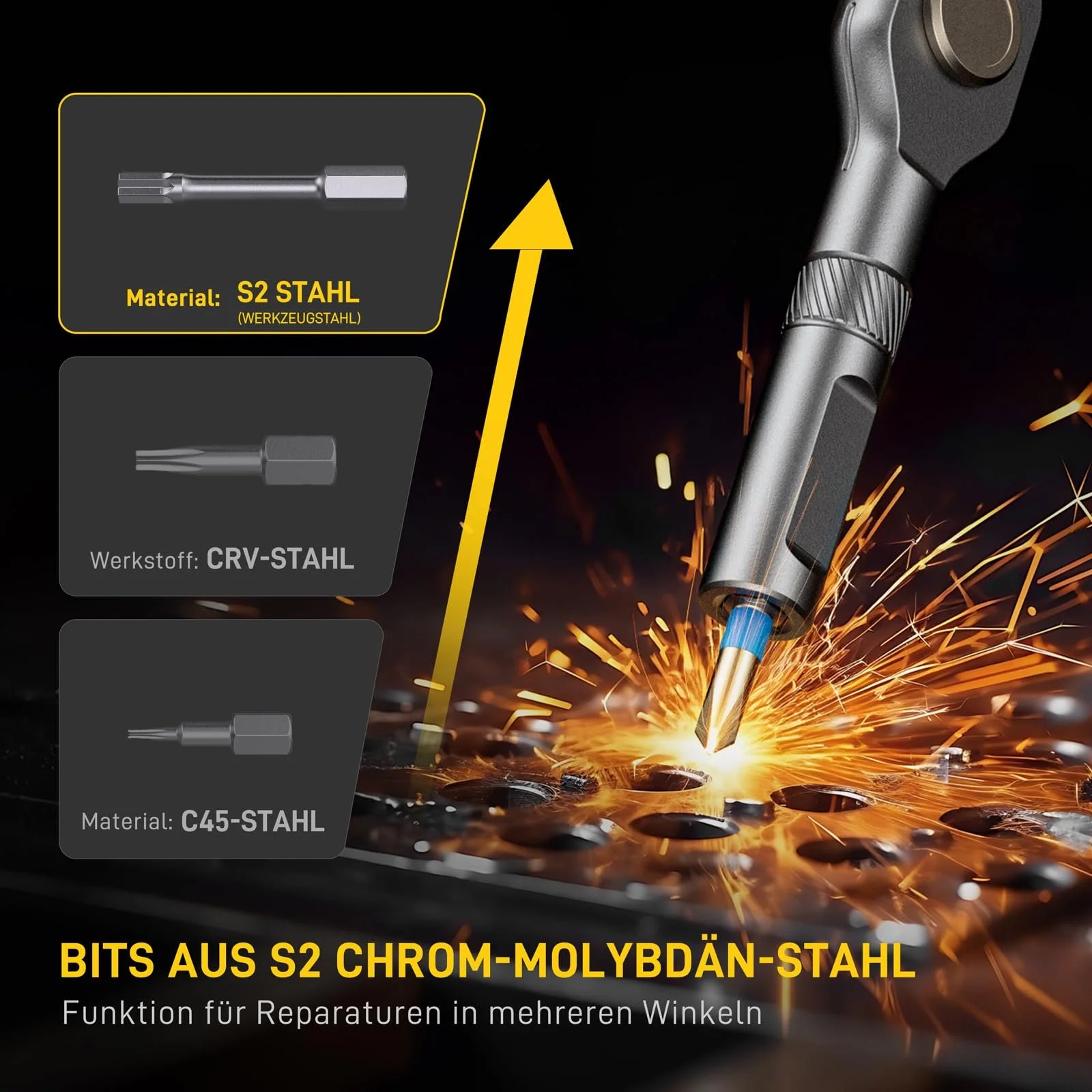 Набір викруток магнітних 42-в-1 Light Grey, фото №3