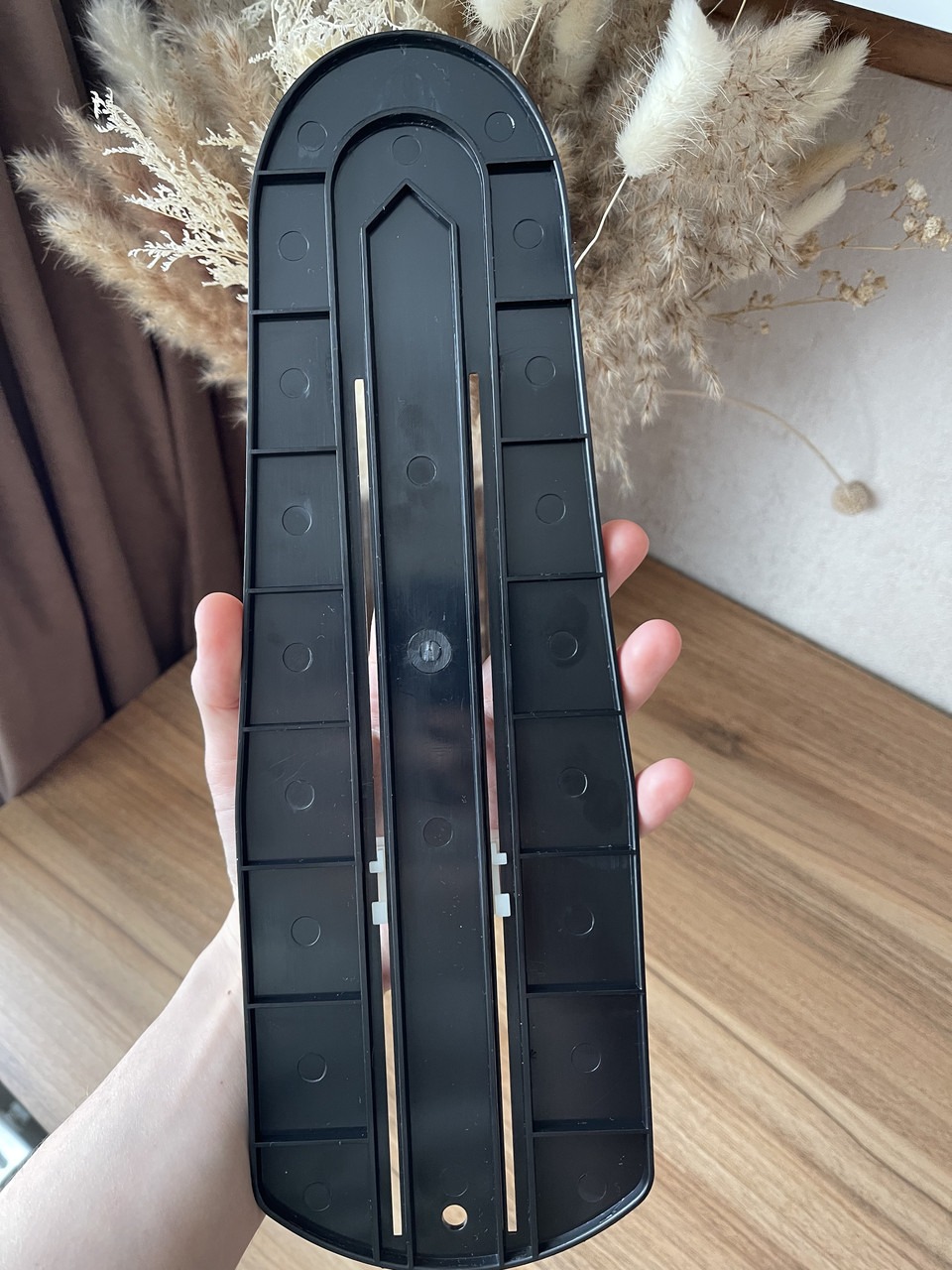 Линейка-стелька для измерения ступней Leluno Измеритель стопомер размера обуви ребенка и взрослых до 31 см Черный, фото №4