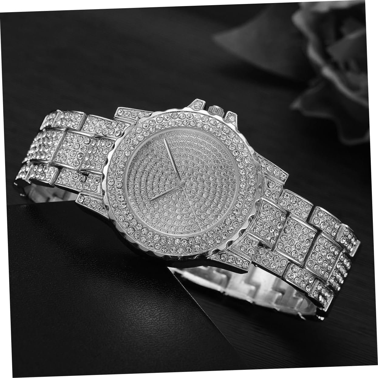 Женские Часы VALICLUD со Стразами Серебряные, фото №6 Женские Часы VALICLUD со Стразами Серебряные, фото №6