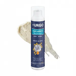Крем для рук Urgo Интенсивное восстановление поврежденных рук с очищенным медом для очень сухой кожи, 50 мл - Фото 1