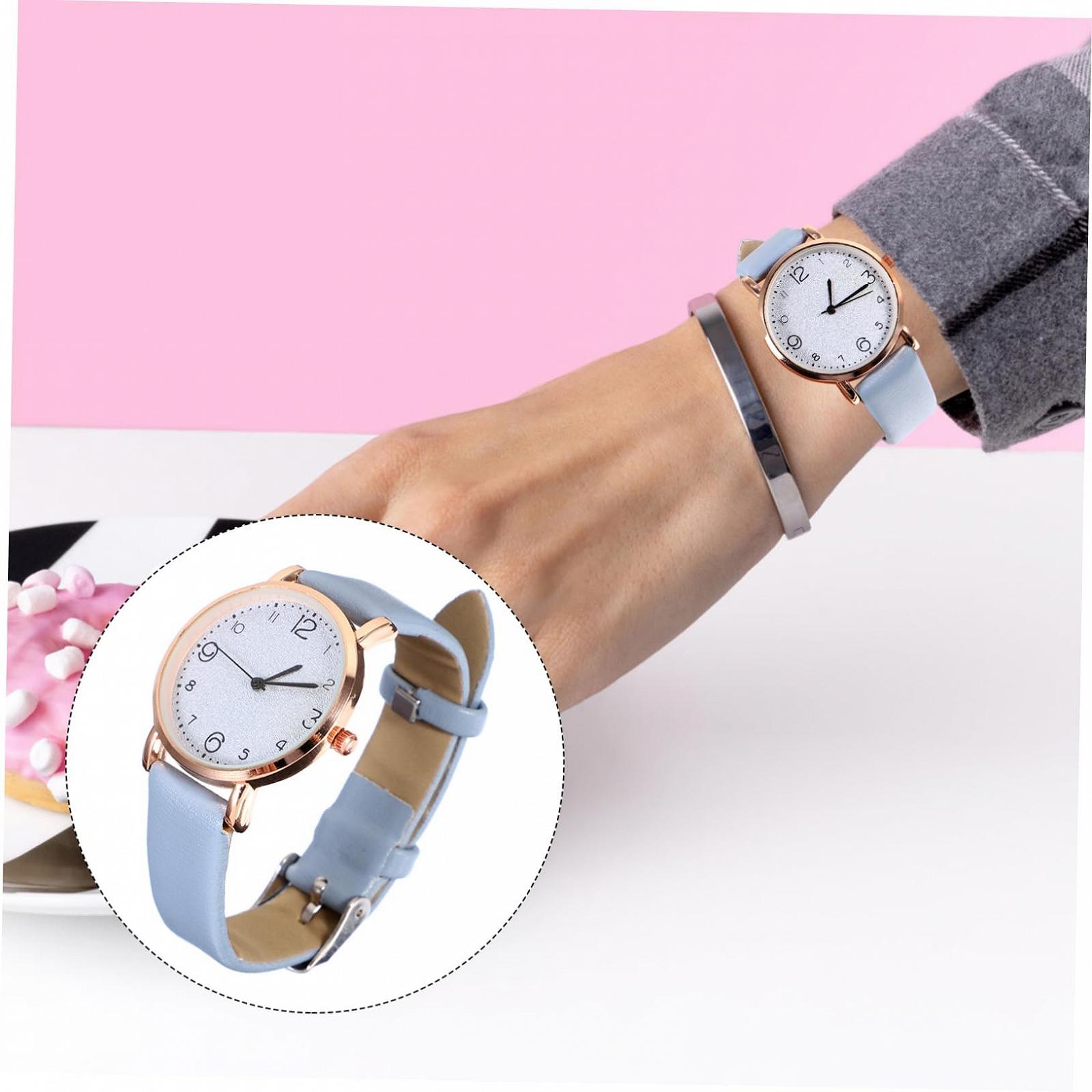 Наручные часы VALICLUD для женщин с браслетом, стильные, повседневные, для студенток, ремешок PU, разные цвета, фото №8