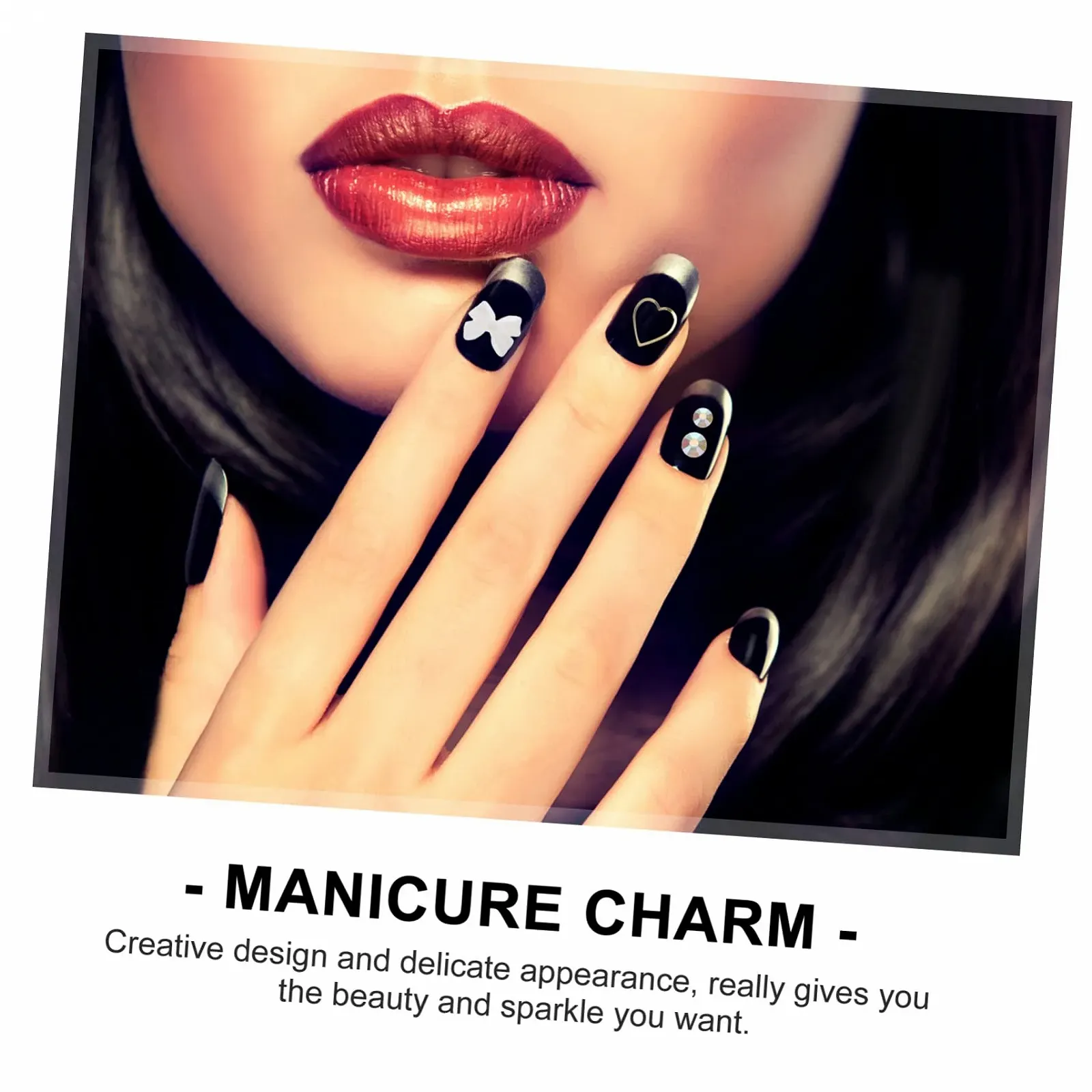 Набор бусин 3D Набор бусин для ногтей 2 коробки с цветными бусинами и стразами для ногтей Идеальное украшение для творческого дизайна ногтей Аксессуары для ногтей для профессионального и DIY бисера для ногтей, фото №4