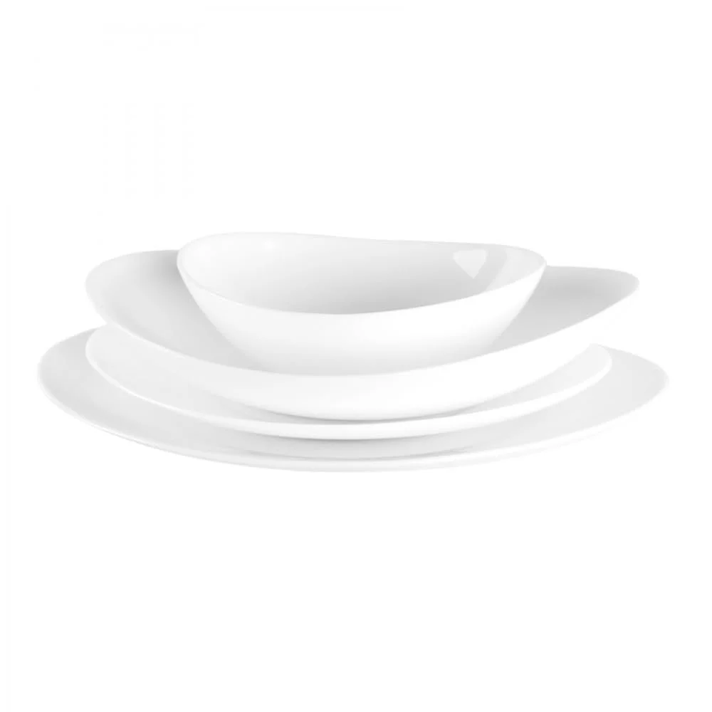 Набор посуды Karaca Pure, 24 предмета, Стеклокерамический набор на 6 персон, Термостойкий, Белый, фото №5