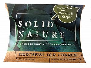 Твердий гель для душу Solidnature DuschFest Der Charlie веганський без пластику 120 г - Фото 1