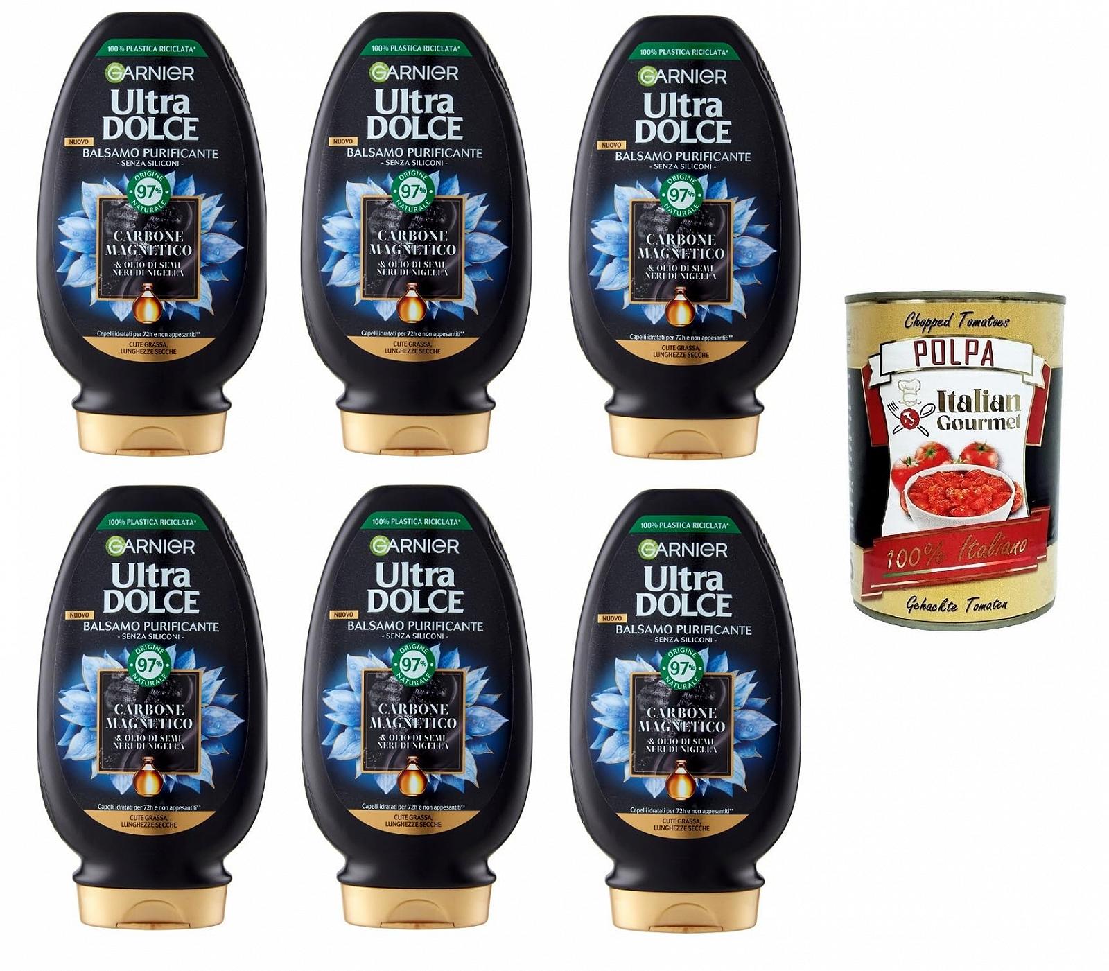 Бальзам G. Ultra Dolce Purificante e Idratante Carbone Magnetico 6 x 200 мл, фото №1