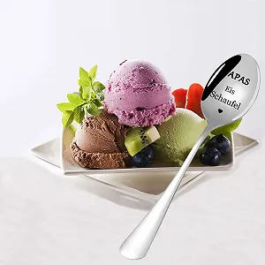 Ложка з нержавіючої сталі з гравіюванням для тата synthetic.ua - Фото 1