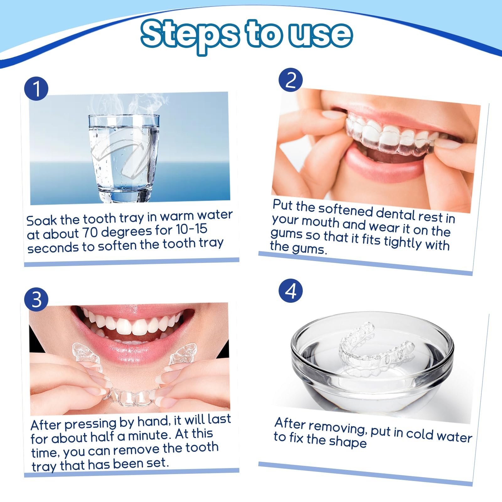 Капа от храпа, 4 шт., эффективное средство, фото №6