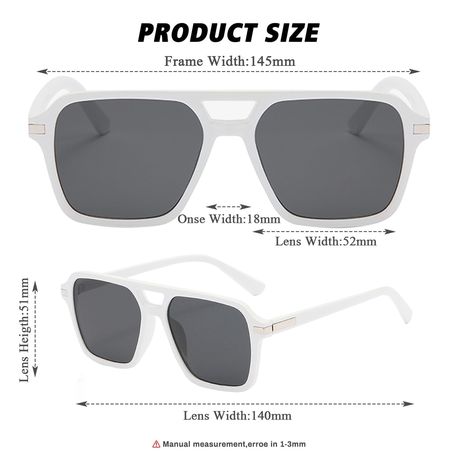 Солнцезащитные очки Ретро AOWVUTS 70-х годов Прямоугольные Модные, фото №7