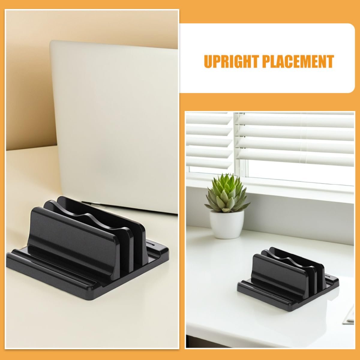 Держатель Вертикальный UKCOCO для Ноутбука и Книг с Двойным Регулируемым Слотом, фото №7