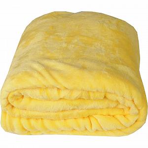 Покривало Bestgoodies 2 шт. М'яке Високоякісне Мікроволокно Фліс 90 x 140 см Жовтий - Фото 1