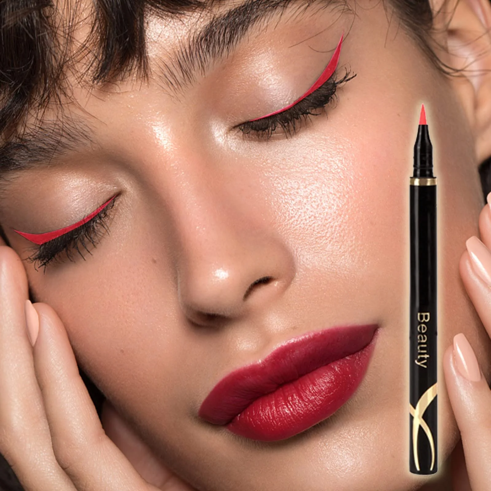 Підводка для очей Кольоровий, стійкий до поту з ультратонким нейлоновим наконечником 2 мл, 1 шт, фото №4