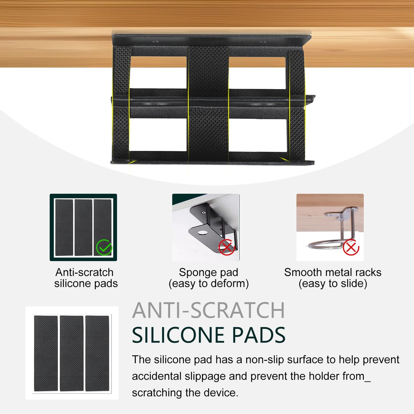 Підставка для ноутбука Modischer, під стіл, портативна, 3 шт, фото №8