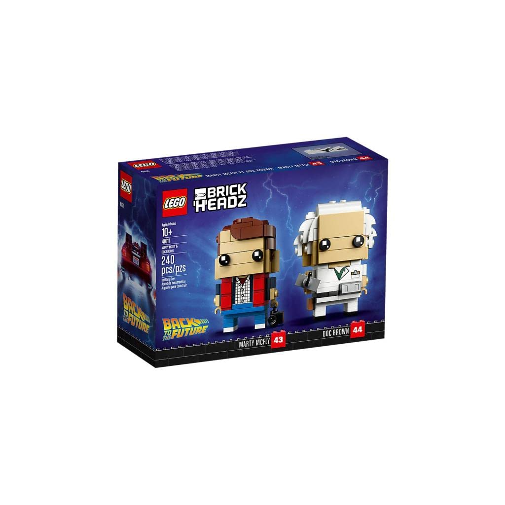 Конструктор LEGO BrickHeadz Marty McFly and Doc Brown Back to the Future, фото №3