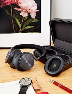 Навушники Bang & Olufsen Beoplay H95 Безпровідні Bluetooth Повнорозмірні Активне шумозаглушення 4 мікрофони Акумулятор до 50 годин USB-C кабель Алюмінієвий чохол Чорний Антрацит synthetic.ua - Фото 1