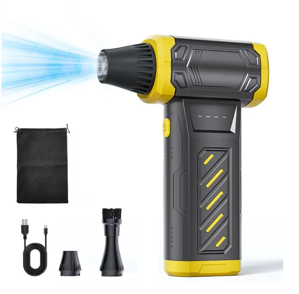 Электрическая воздуходувка FIVAVA 130 000 RPM 8000 mAh Черная, фото №1 Электрическая воздуходувка FIVAVA 130 000 RPM 8000 mAh Черная, фото №1