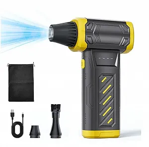 Електрична повітродувка FIVAVA 130 000 RPM 8000 mAh Чорна - Фото 1