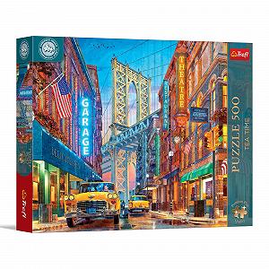 Пазл Trefl Premium Plus Quality Tea Time View of the Manhattan Bridge 500 елементів - Фото 1