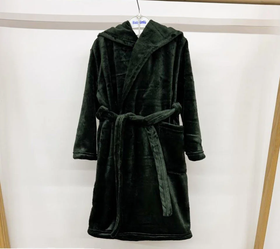 Теплий махровий халат з вишивкою від 110 до 170 см з капюшоном, фото №6 Теплий махровий халат з вишивкою від 110 до 170 см з капюшоном, фото №6