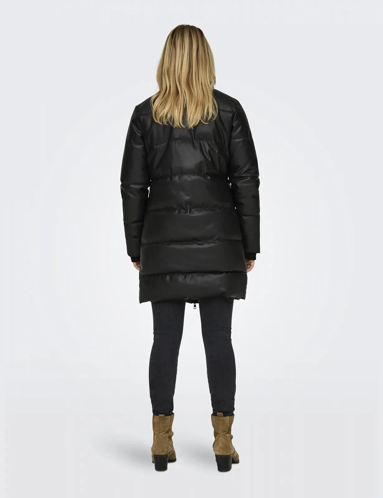Пуховик зі штучної шкіри ONLY Onlelsie CC OTW, фото №4 Пуховик зі штучної шкіри ONLY Onlelsie CC OTW, фото №4