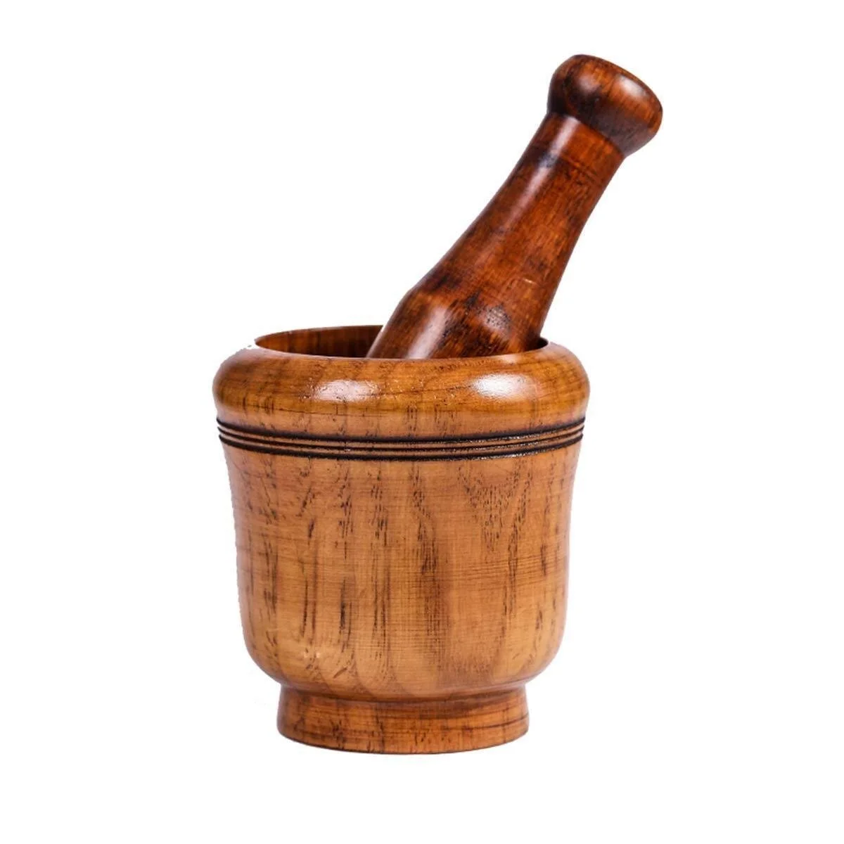 Ступка з товкачиком Масив дерева Натуральний, фото №1