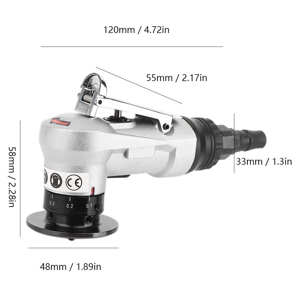Набор BWLZSP Compressed Air Sander Pneumatic Chamfer Machine 45° Arc Mini, фото №5