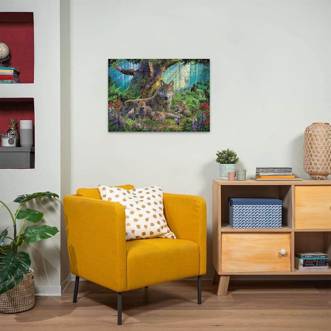 Пазл Ravensburger 12000477 Wolves in the Forest 1000 деталей, фото №3