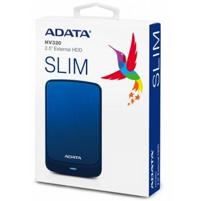 Внешний жесткий диск A-Data 2.5" 1TB AHV320-1TU31-CBL, фото №6