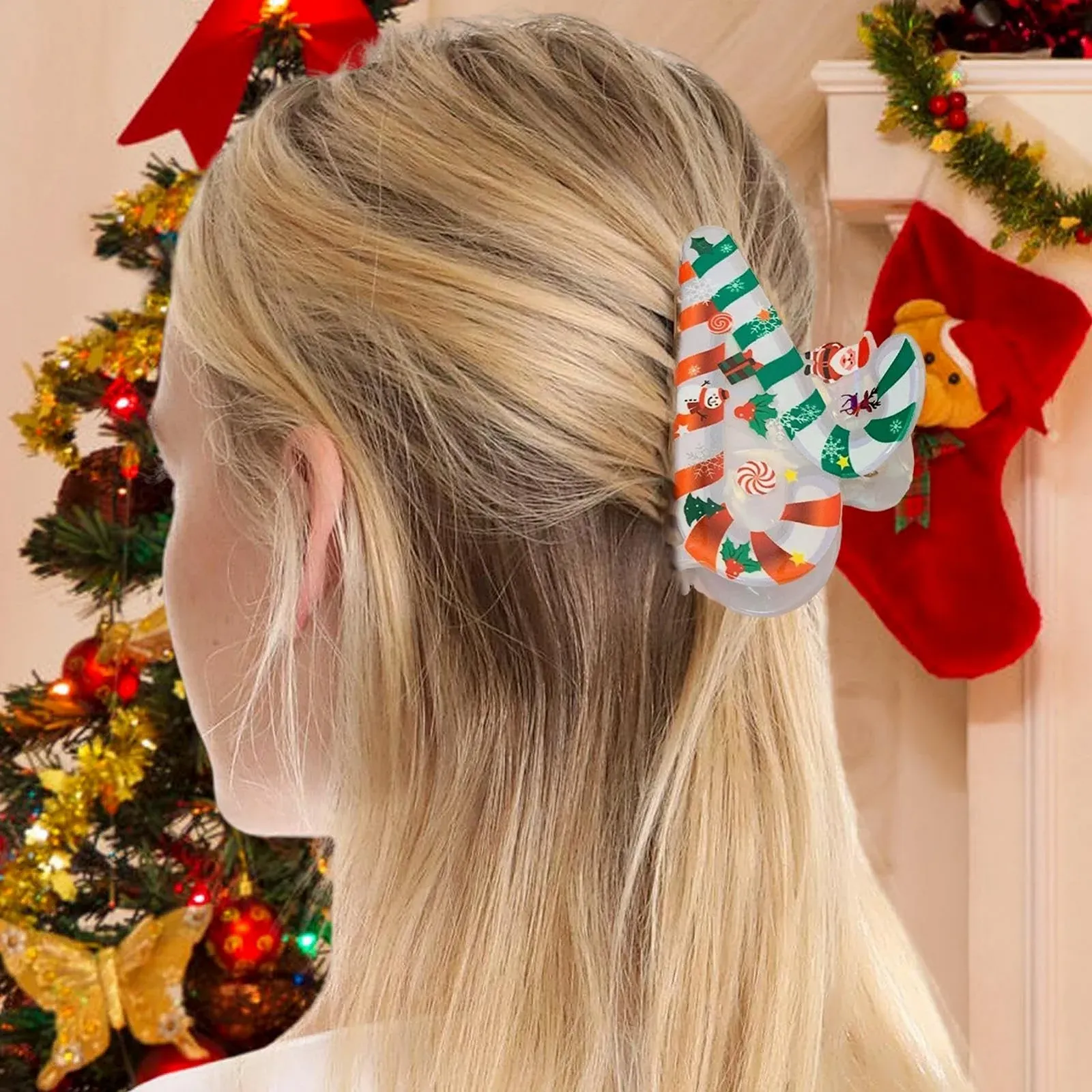 Краб для волосся Різдвяний, фото №7 Краб для волосся Різдвяний, фото №7