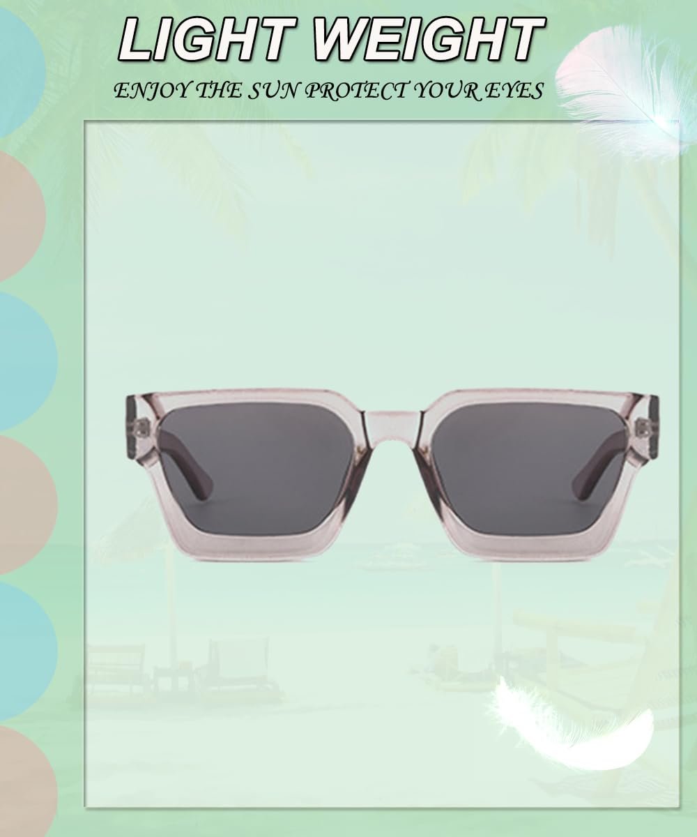 Сонцезахисні окуляри Прямокутні Ретро XITUADDA Квадратні Класичні UV400, фото №5