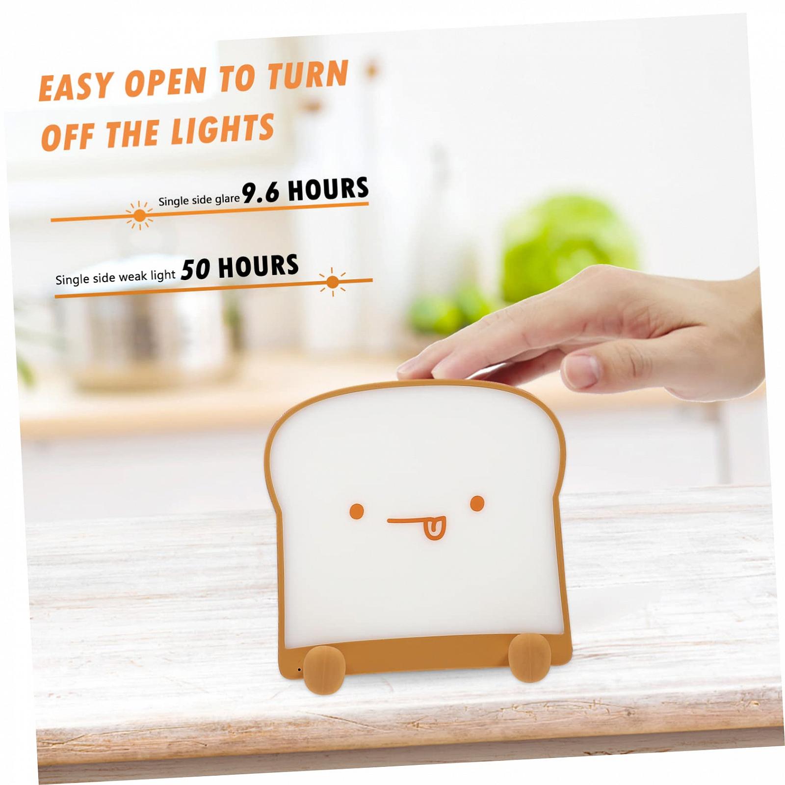 Настольная лампа OSALADI Toast Ночник силиконовая подставка для телефона, фото №5 Настольная лампа OSALADI Toast Ночник силиконовая подставка для телефона, фото №5