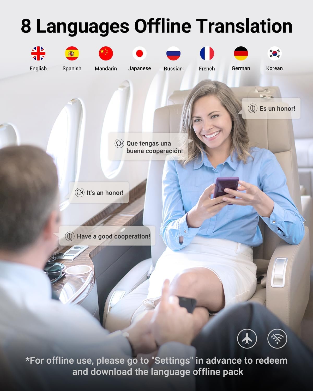 Навушники-перекладачі Xupurtlk M9, реального часу з підтримкою 144 мов, 11 мов, фото №4 Навушники-перекладачі Xupurtlk M9, реального часу з підтримкою 144 мов, 11 мов, фото №4