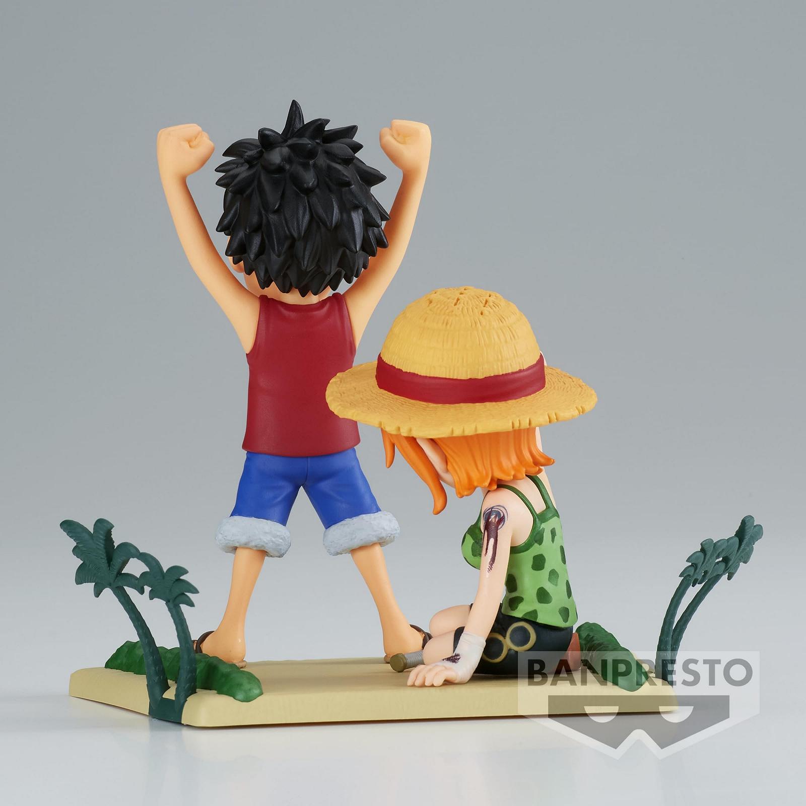 Фігурка Banpresto One Piece Monkey D. Luffy & Nami 7 см, різнокольорова, фото №6