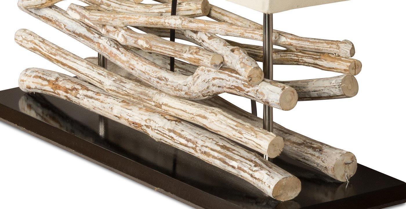 Настільна лампа levandeo Driftwood Дерев'яна 49.5x17x45 см, фото №4
